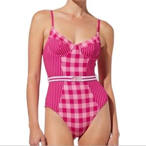 Solid & Striped One Piece